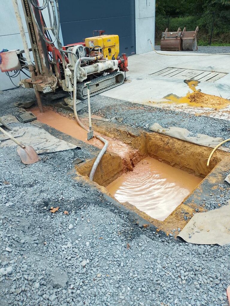 Forage d'eau industriel à Denain dans le Valenciennois — débit 6 m³/h